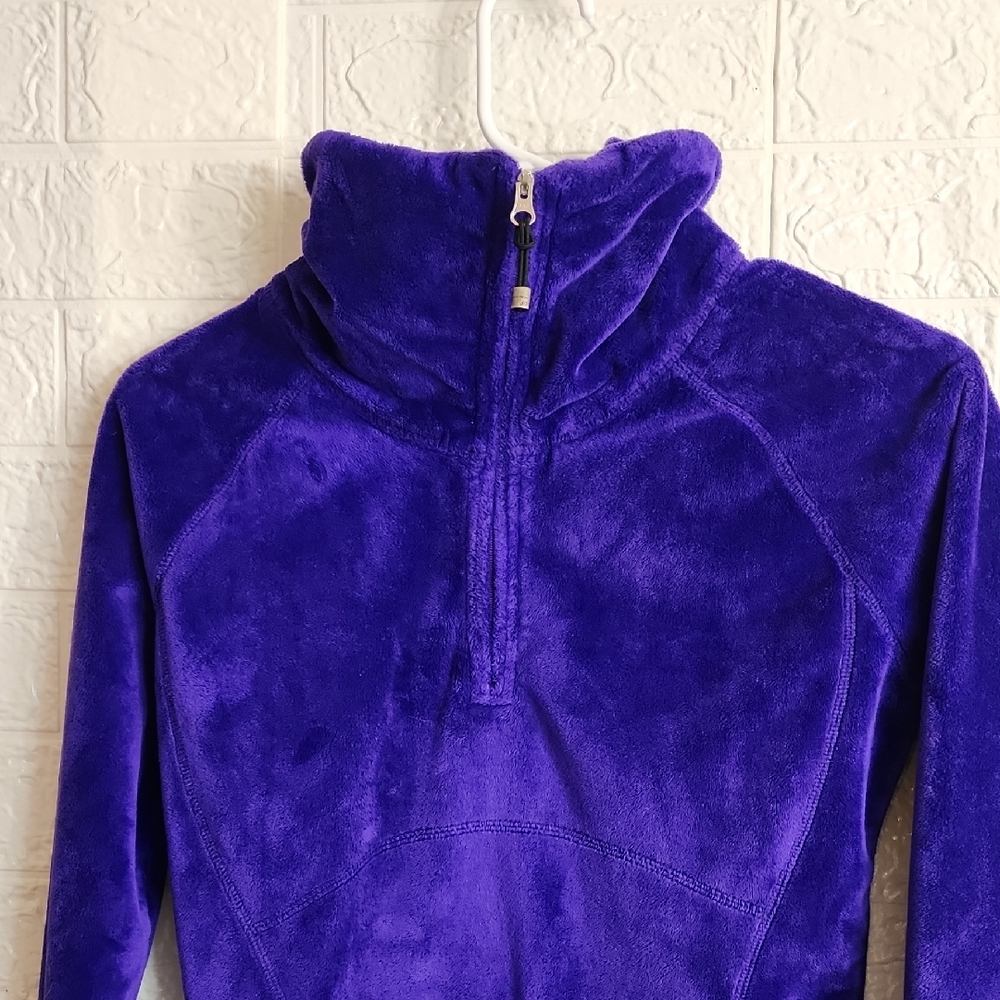 Obermeyer Purple Fleece Quarter-Zip - Picture 4 of 6